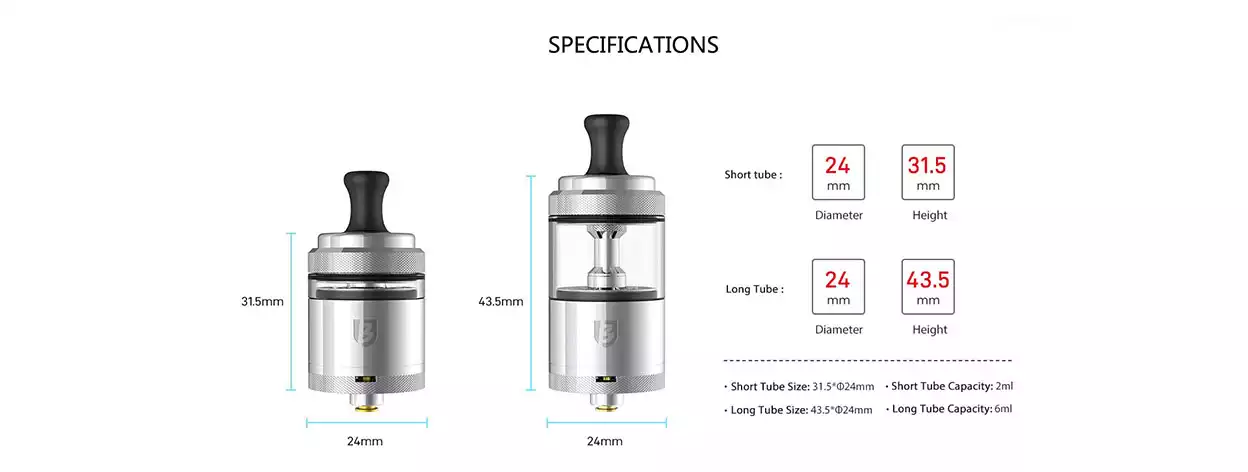 atomizor Berserker MTL v3 (B3) argintiu